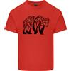 Gildan T-Shirt In Cotone Leggero Per Uomo Con Orso E Albero