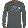 Gildan Immersioni T-Shirt Where Are Tutti The Sharks Uomo Divertente Kit Equipment