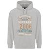 Big On Birthdays Hoodie Premium Vintage Per Il 20° Compleanno 2006 Uomini 80% Cotone