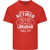 Gildan This Is What A Retired Bibliotecario Looks Like Uomo Cotone Leggero T-Shirt