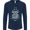 Gildan Vela Capitano Stretto Barca Barge Marinaio Uomo Manica Lunga T-Shirt