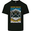 Gildan T-Shirt In Cotone Leggero Da Uomo Divertente Per La Pesca Nel Weekend Con Birra