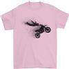 Gil dan Abstract Pilota di Motocross Dirt Bike T-Shirt 100% IN Cotone