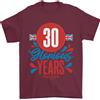 Gildan Glorioso 30 Anni 30° Compleanno Union Jack Bandiera Maglietta Uomo 100% Cotone