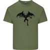 Gildan Maglietta Leggera In Cotone Nera Mothman Per Uomo