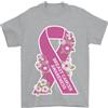 Gildan Cancro Al Seno Consapevolezza Fiocco T-Shirt 100% Cotone