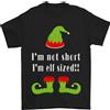 Gil dan Im Non Corto IN Elfo di Taglia Divertente Natale T-Shirt 100% di Cotone