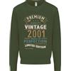 Awdis Felpa Premium Vintage Per Il 25° Compleanno 2001 Uomo