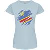 Gildan Bandiera Del DR Congo Giorno Congolese Calcio T-Shirt Donna Taglio Petite