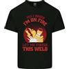 Gildan I Know I'M On Fire Divertente da Saldatore per Uomo Cotone Leggero T-Shirt