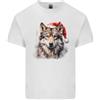 Gildan T-Shirt In Cotone Leggero Da Uomo Christmas Wolf