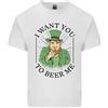 Gildan Giorno di San Patrizio Voglio You To Beer Me Divertente Uomo Luce Cotone T-Shirt
