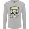Gildan T-Shirt A Maniche Lunghe Per Batterista Skull Snare Drum