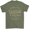 Gil dan T-Shirt Vintage Anni 50 Compleanno 1976 Uomini 100% Cotone