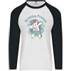 Fruit of the Loom Compleanno Principessa Unicorn 4th 5th 6th 7th 8th Uomo L/S Baseball T-Shirt