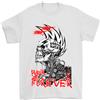 Gil dan Punk Forever Rocker Teschio Festival Musica T-Shirt 100% Cotone