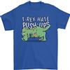 Gildan T-Rex Odia I Push-Up Divertente Maglietta Uomo 100% Cotone