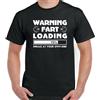 Scorreggio T-Shirt Uomo Divertente Fart Warning Carico Flatulence Padri Day Top