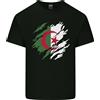 Gildan Torn Algeria Bandiera Algerino Giorno Calcio Uomo Cotone Leggero T-Shirt