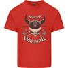 Gildan T-Shirt In Cotone Leggero Nordic Warrior Viking Skull Da Uomo