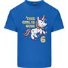 Gildan 6 Età Compleanno Ragazza Magico Unicorn 6th T-Shirt Bambini