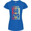 Gildan T-Shirt In Taglio Petite Per Donne Livello Up Per Il 60° Compleanno Di 60 Anni
