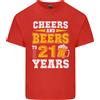 Gildan T-Shirt In Cotone Leggero Divertente Per Uomini 21 Anni Compleanno