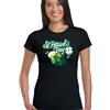 San Patrizio Giorno Donna Divertente T-Shirt Irlandese Barrette da Cerimonia Top