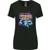 Gildan Macchina Del Tempo Divertente T-Shirt Da Donna A Taglio Ampio Degli Anni '80