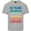 Gildan T-Shirt In Cotone Leggero Per Uomo Di 50 Anni Per Il 50° Compleanno