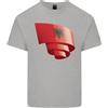Gildan Arricciato Albania Bandiera Albanese Giorno Calcio Uomo Cotone Leggero T-Shirt