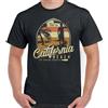 T-Shirt Da Surf Per Uomo Californiano Beach Il Paradiso Del Surf