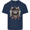 Gildan Steampunk Gatto T-Shirt Ragazzi Ragazze