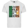 Gildan Blood Sweat Rugby E Birre Irlanda Divertente Uomo Cotone Leggero T-Shirt