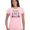 Home Is Where il Tuo Gatto È - Donna Divertente T-Shirt Felino Humor Pussy