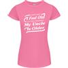 Gildan Mio Zio È Anziani 30th 40th 50th Compleanno Donna Minuta Taglio T-Shirt