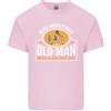 Gildan Un Uomo Anziano con Una Cricket Pipistrello Giocatore Cotone Leggero T-Shirt