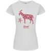 Gildan T-Shirt Donna Taglia Piccola Anno Del Capra Zodiacale Cinese Shengxiao