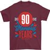Gildan Glorioso 90 Anni 90° Compleanno Bandiera Union Jack Maglietta Uomo 100% Cotone