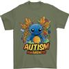 Gildan Axolottle Autism Consapevolezza Autism T-Shirt 100% Cotone