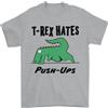 Gildan T-Rex Odia I Push Up Divertente Maglietta Da Palestra Per Uomini 100% Cotone