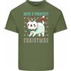 Gildan T-Shirt Natalizia Divertente Per Uomini Con Gatto Kitten Regalo Animale