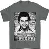 Gildan Pablo Escobar Mug Shot T-Shirt Uomo 100% Cotone Girocollo G5000 Manica Corta