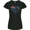 Gildan T-Shirt Donna Taglia Petite Love Flag Isole Georgia Del Sud E Sandwich