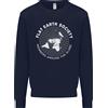 Awdis Felpa Jumper Per Bambini Della Flat Earth Society Intorno Al Mondo