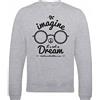Awdis Immagina Che Non Sia Un Sogno Felpa Uomo Divertente John Lennon Pace