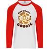 Fruit of the Loom A Smart Biscotto Divertente Cibo Secchione Nerd Matematica Uomo L/S T-Shirt