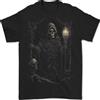 Gildan Gotico Grim Reaper Goth Heavy Metal Teschio 5 T-Shirt 100% IN Cotone