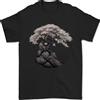 Gildan Maglietta Da Uomo Samurai In Cotone 100% Con Fiori Di Ciliegio Cinese Sakura