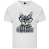 Gildan T-Shirt In Cotone Leggero Per Uomo Con Occhiali Di Gatto Di New York City